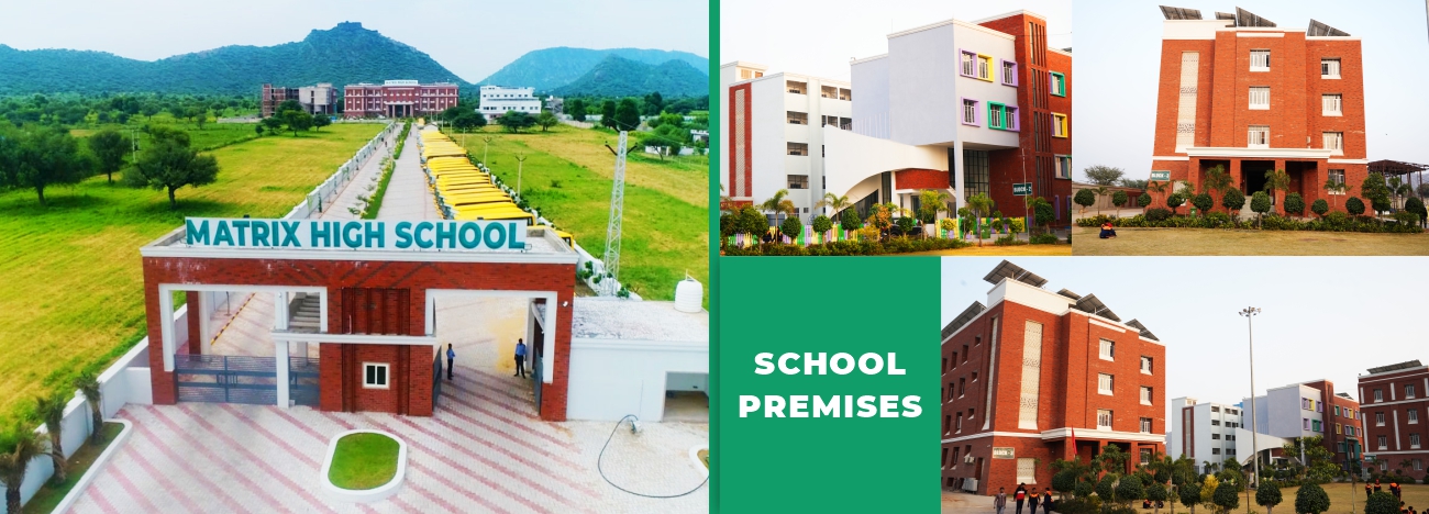 Comfortable School Premises at Matrix High School, Sikar