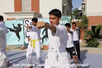 Self-defense Training at Matrix High School! 2023 Pic 12