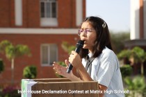 Inter-House Declamation Contest at Matrix High School! 2023