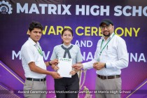 Award Ceremony and Motivational Seminar at Matrix High School! 2023 Pic 19