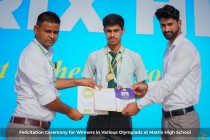 Felicitation Ceremony for Winners in Various Olympiads at Matrix High School! 2023 Pic 6